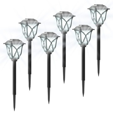 6x СОЛНЕЧНАЯ ЛАМПА СОЛНЕЧНЫЕ ЛАМПЫ САДОВЫЙ СТОЛБ LED САД