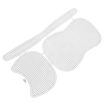 SZYDEŁKOWA PODKŁADKA Z SIATKI PŁÓTNA TOrebka PLASTIKOWA