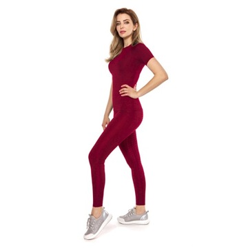 Леггинсы для верховой езды Basic EQST, бордовые, L