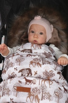 ПРЕМИУМ BABYMAM УТЕПЛЕННЫЙ СПАЛЬНИК ДЛЯ КОЛЯСКИ, САНКИ НА МЕХЕ