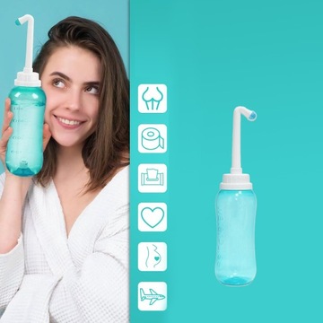 ПОРТАТИВНАЯ БУТЫЛОЧКА ДЛЯ ПОСЛЕРОДОВОГО ПРОМЫВАНИЯ 500 МЛ