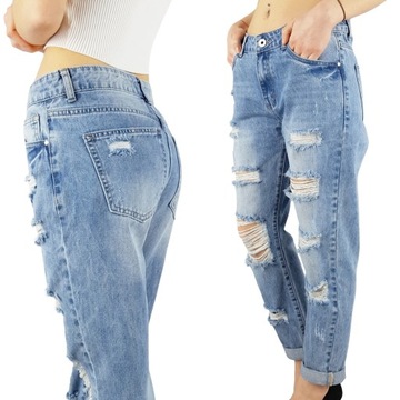 #ЖЕНСКИЕ ДЖИНСЫ БОЙФРЕНД С ВЫСОКОЙ ПОСАДКОЙ 3