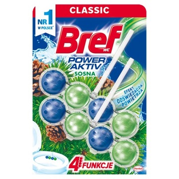 BREF POWER AKTIV SOSNA zawieszka do WC 2x50g PINE