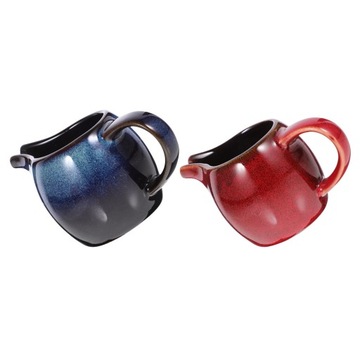 2 SZT. CERAMICZNE DZBANKI DO KREMU MINI DZBAN