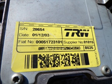 FIAT STILO SERVO  ELEKTRICKÉ SLOUPEC 00051723101 ORIGINÁLNÍ EURO