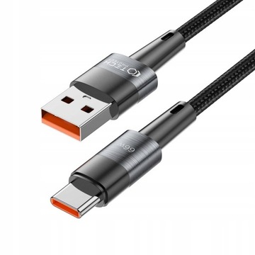 WYTRZYMAŁY KRÓTKI KABEL 25CM TYPE-C USB-C DO POWER-BANK / ANDROID AUTO