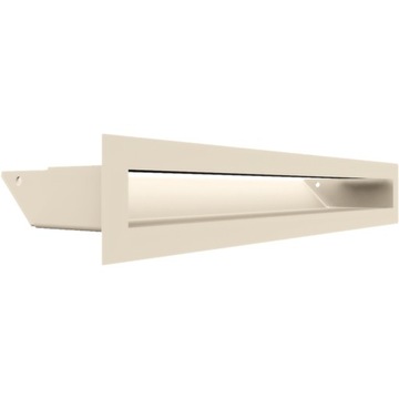 Kratka Kominkowa KRATKI Luft 6x40 SLIM Prosta Ozdobna Wentylacyjna Czarna