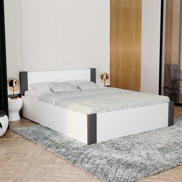 Łóżko 180x200 stelaż + materac BOSTON DM