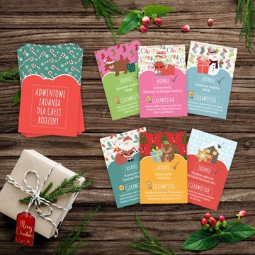 ЗАДАНИЯ АДВЕНТ-КАЛЕНДАРЯ + ИНТЕРЕСНЫЕ КАРТОЧКИ