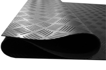 WYKŁADZINA GUMOWA RYFLOWANA GUMA PODŁGOWA MATA OCHRONNA ODPORNA MOCNA 120