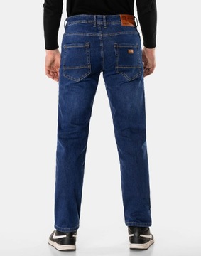 Spodnie Jeansowe Męskie Granatowe Texasy Dżinsy Jeansy Jeans 2195 r W40 L32