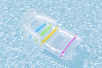 МАТРАС-КРЕСЛО, НАДУВНОЕ ПРОЗРАЧНОЕ, ДЛЯ ПЛЯЖА, БАССЕЙНА BESTWAY 43011