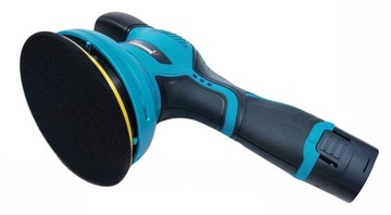 АККУМУЛЯТОРНАЯ ЭКСЦЕНТРИЧЕСКАЯ ПОЛИРОВАЛЬНАЯ МАШИНА +2 аккумулятора 2,0 Ач 12 В 13000 об/мин