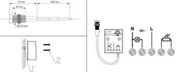 СУМЕРЕЧНЫЙ ДАТЧИК СУМЕРКИ АВТОМАТИЧЕСКИЙ С ВНЕШНИМ ЗОНДОМ.