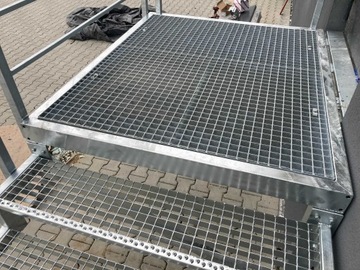 Решетка WEMA 700x1000 мм | шлепок. 30х2 | оцинкованный