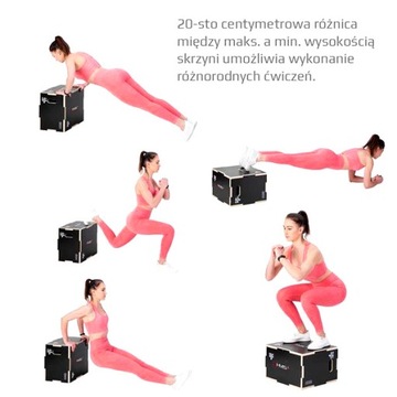 ДЕРЕВЯННАЯ ПЛИОМЕТРИЧЕСКАЯ ГИМНАСТИЧЕСКАЯ КОРОБКА