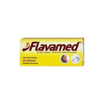 FLAVAMED LEK NA KASZEL WYKRZTUŚNY AMBROXOIL 20 TABLETEK