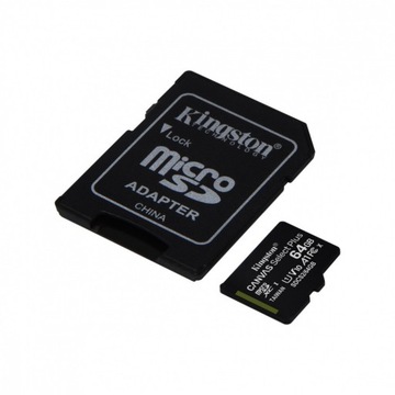 Карта памяти Canvas Select Plus microSD 64 ГБ, адаптер 100 МБ/с