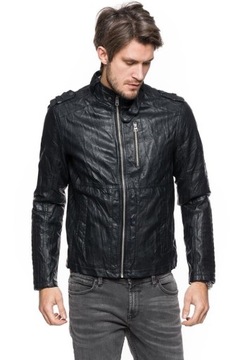 Męska kurtka skórzana Tom Tailor BIKER JACKET L