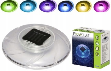 LAMPA SOLARNA DO BASENU BESTWAY 58111 LED KOLORY