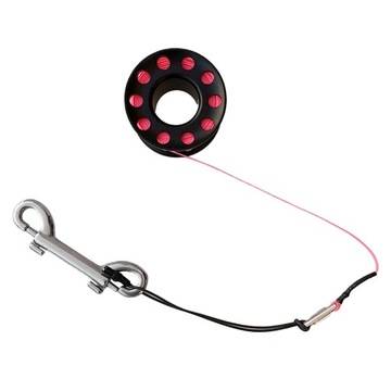 Катушка Underwater Wreck Cave с черной защелкой из нержавеющей стали