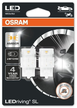 Osram Żarówka Led Premium New WY21W POMARAŃCZOWA