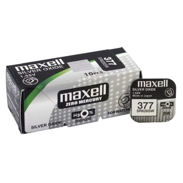 bateria srebrowa Maxell 377 376 SR 626 SW G4