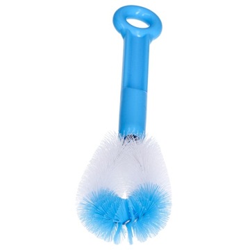 Щетка для мытья бутылочек, щетка для чистки чашечки, синяя.