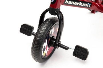 Трехколесный велосипед Bauerkraft 3-в-1, красный
