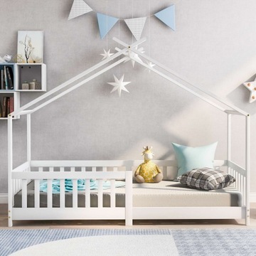 Кровать детская HOME 80X160 WHITE STEL 200x90см