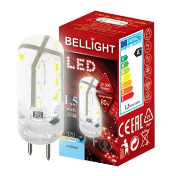 Żarówka LED G4 12v DC 1,5w 4000k 120lm Silikon