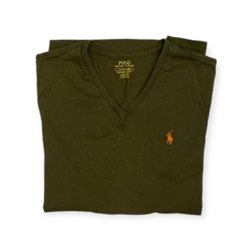 Koszulka t-shirt damski khaki Ralph Lauren S