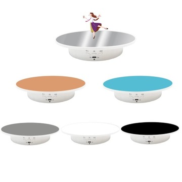 Электрическая подставка для фотографий, вращающийся на 360° стол