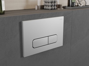КНОПКА FENIX 02 WC для GEBERIT UP320 МАТОВЫЙ ХРОМ