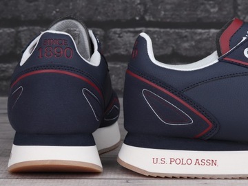 Buty sneakersy męskie U.S. Polo Assn. Dark Blue White