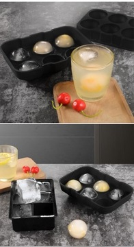 2 шт. лоток для кубиков льда, силиконовый шариковый ледогенератор с