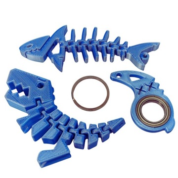 KEYSPINNER KEYRAMBIT COMBO ZESTAW REKIN+DINO BRELOK SPINNER Kolor Frozen