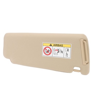 Przednie Sońce Visor Beige Sun Giez xmza DA