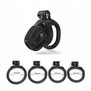 Mężczyzna lekki mały Chastity Cage urządzenie