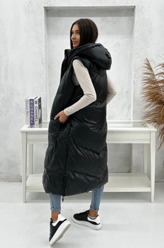 DZ3183 r XL ЖЕНСКИЙ УТЕПЛЕННЫЙ ЖИЛЕТ С МАКСИМАЛЬНЫМИ РУКАВАМИ