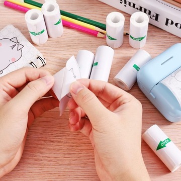 PAPIER TERMICZNY SAMOPRZYLEPNY DO DRUKARKA MINI ROLEK ZAPAS 57X25MM 10SZT