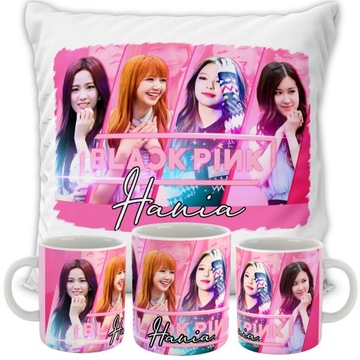 НАБОР ПОДУШКА + КРУЖКА BLACKPINK KPOP ПОДАРОК ​​НА ДЕНЬ РОЖДЕНИЯ + НАЗВАНИЕ РАЗЛИЧНЫЕ ДИЗАЙНЫ