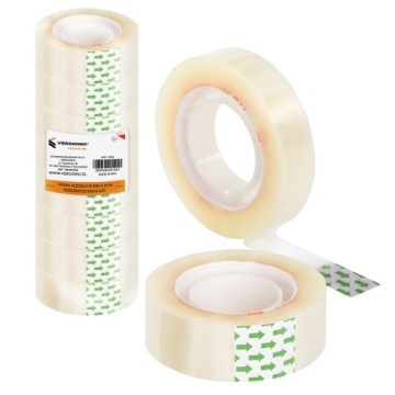 Клейкая лента 18 мм х 20 м прозрачна 8 шт.