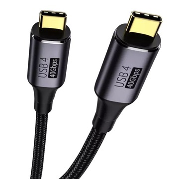 USB-C КАБЕЛЬ БЫСТРОЙ ЗАРЯДКИ USB 4 100 Вт, 40 Гбит/с, 8K, 1,2 м