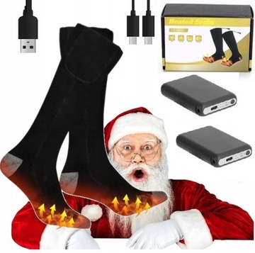 5000mAH PODGRZEWANE SKARPETY ELETKRYCZNE GETRY ZIMOWE OGRZEWACZE TERMICZNE