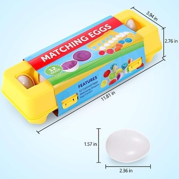 ПАЗЛ-СОРТЕР ДЛЯ ЯИЦ, ОБРАЗОВАТЕЛЬНЫЕ ИГРУШЕЧНЫЕ БЛОКИ