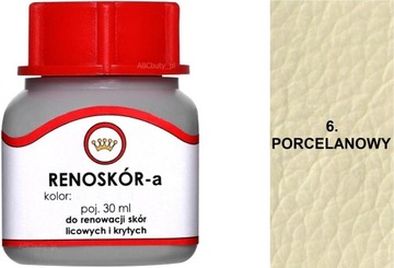 PORCELANOWY 6 RENOSKÓR FARBA DO BUTÓW SKÓRY WILBRA