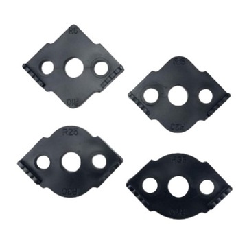 4x Router Corner Jig Corner Template Table Work Top Trimming Black