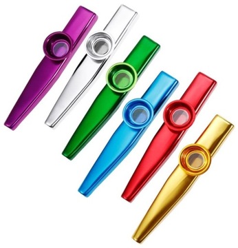 KAZOO METAL, свисток, флейта, 6 шт.