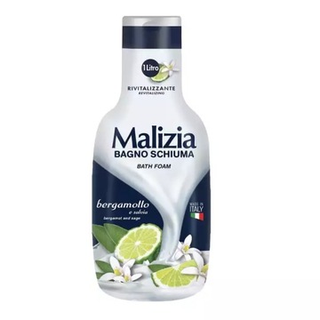 MALIZIA płyn do kąpieli 1L BERGAMOTKA SZAŁWIA IT